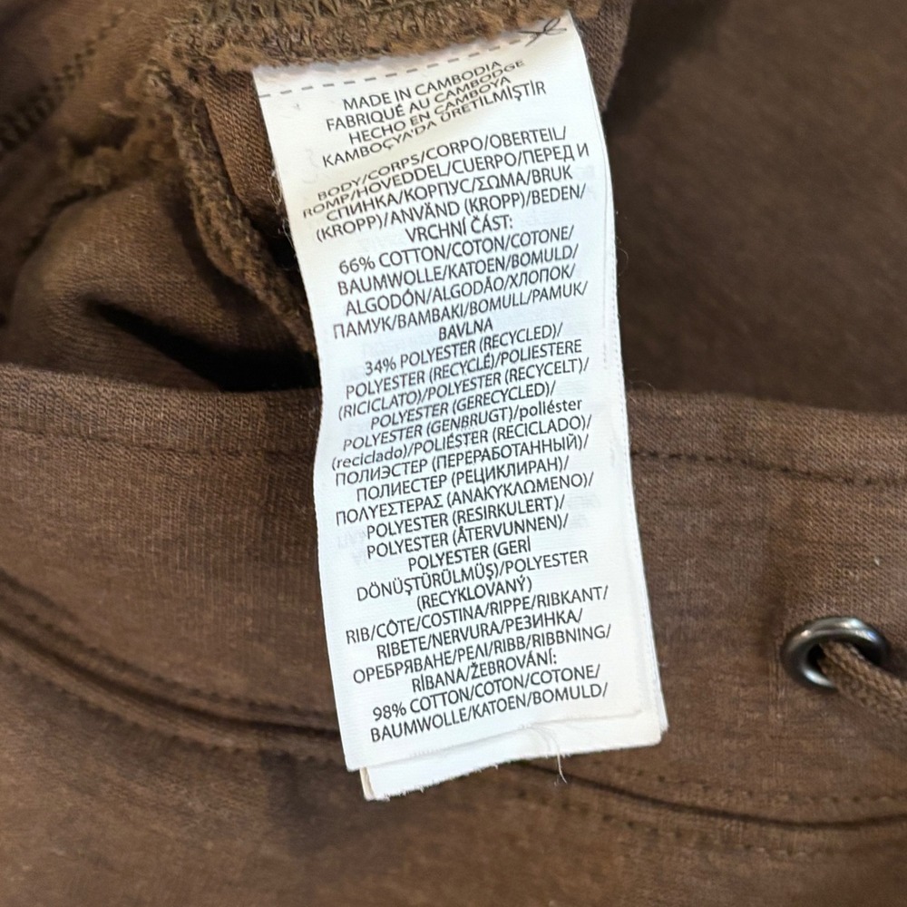Polo Ralph Lauren Joggers Mens Large Brown Fleece Pony Logo Sweatpants Lounge - Picture 4 of 7